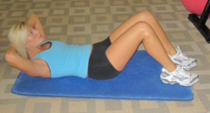 Abdominal crunches will help you to chisel your abs and lose weight fast